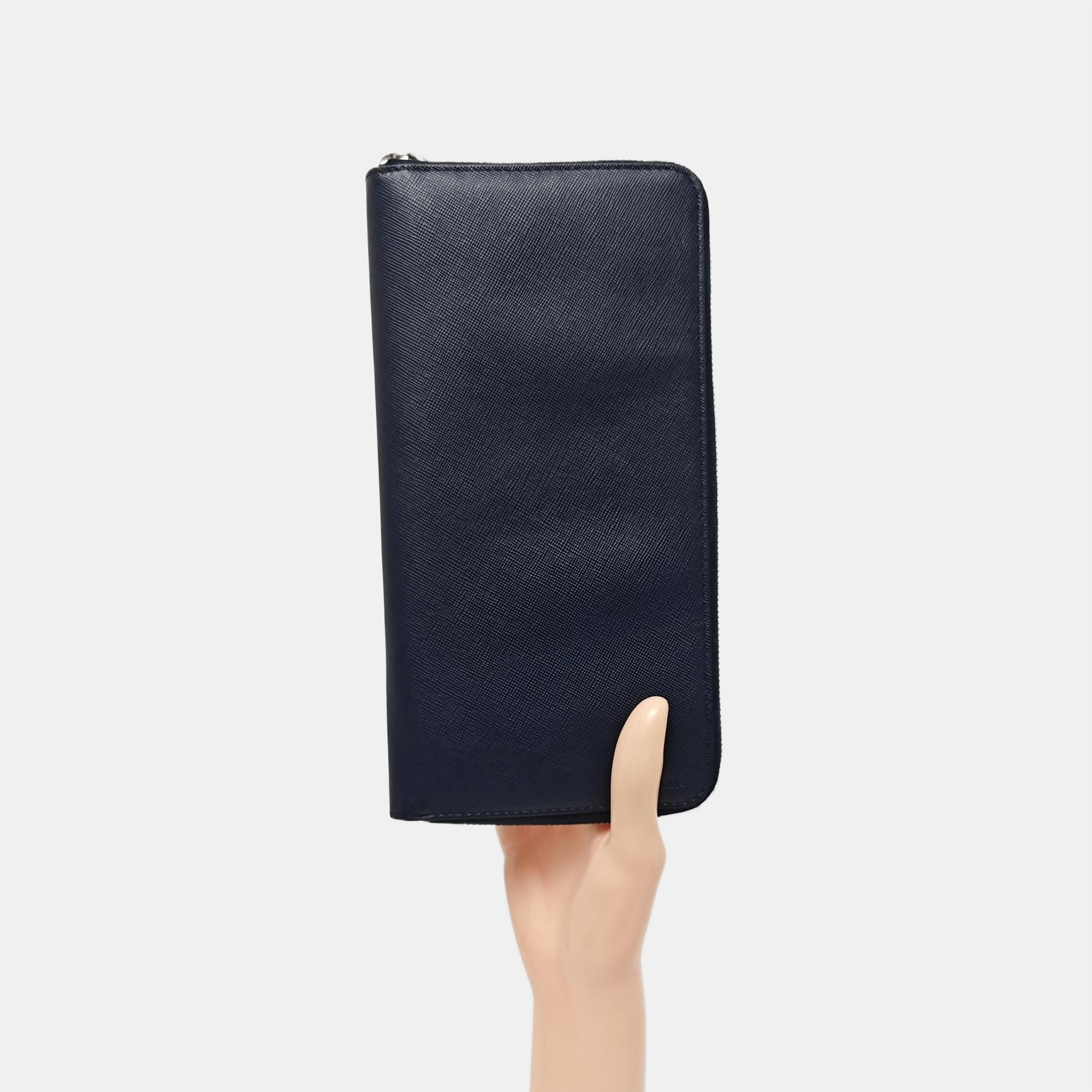Saffiano Calfskin Wallet Blue