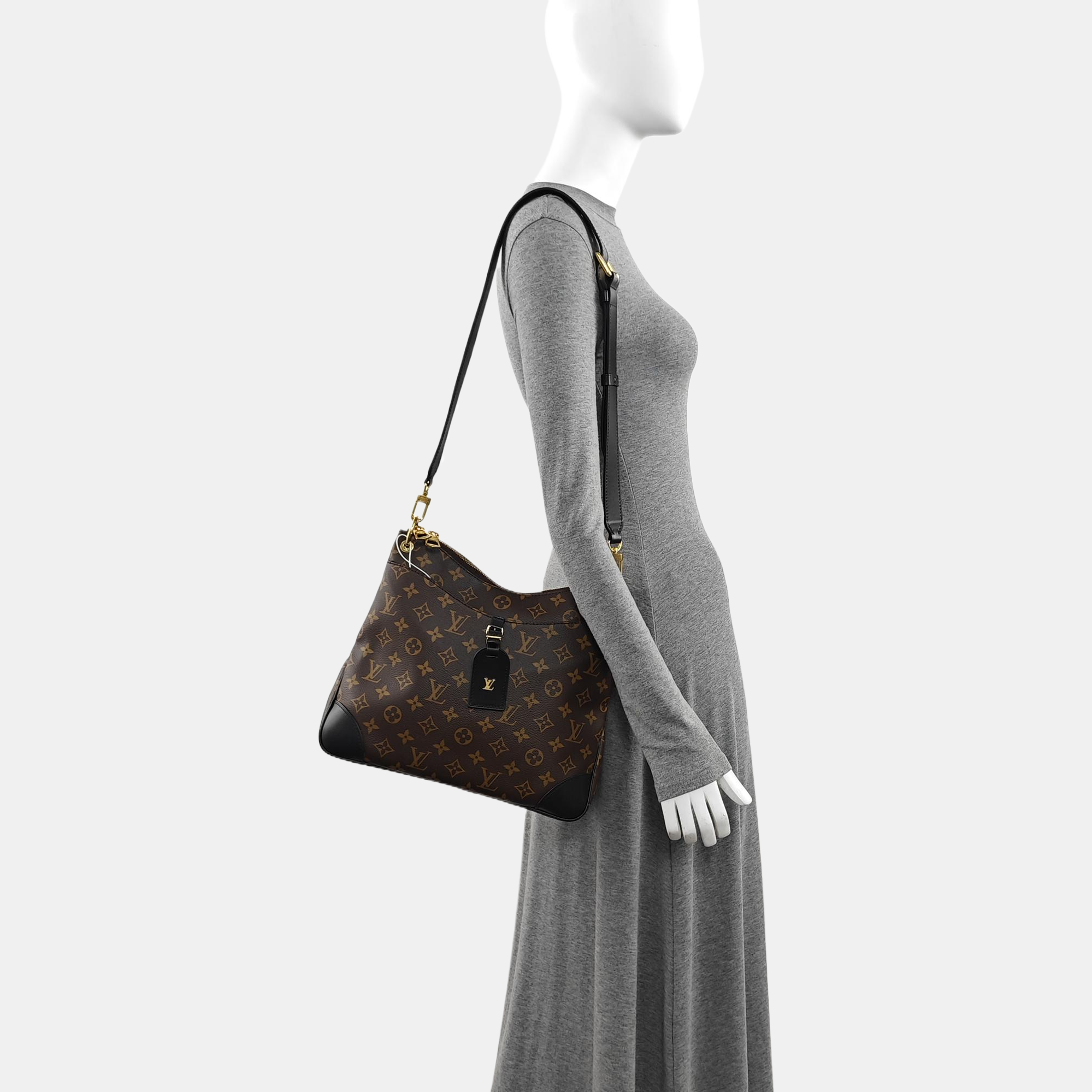 ODEON MM Monogram Coated Canvas Brown