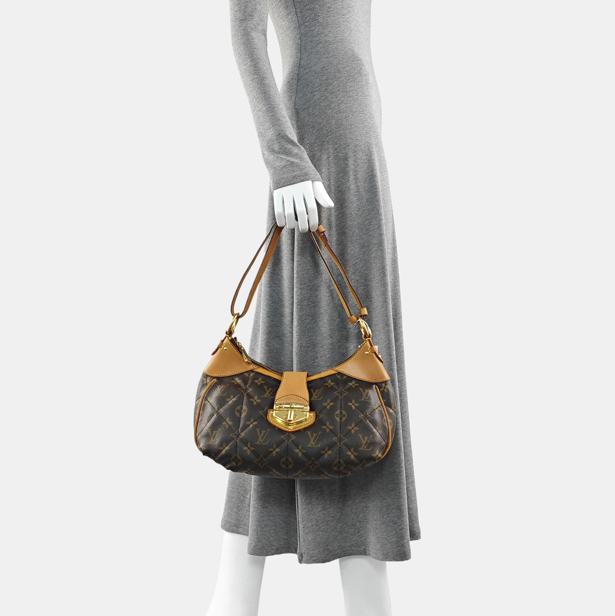 ETOILE CITY PM Monogram Coated Canvas Brown