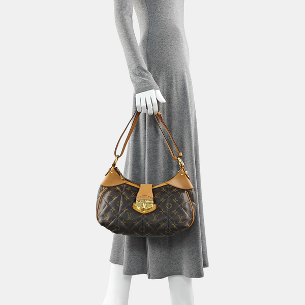 ETOILE CITY PM Monogram Coated Canvas Brown