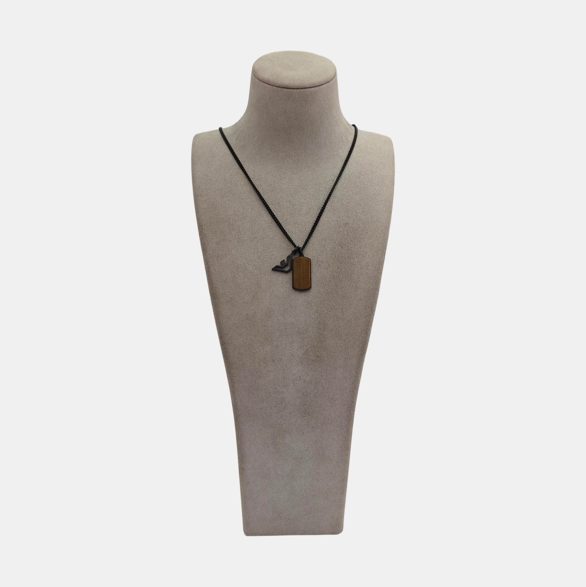 Stainless Steel Black Necklace