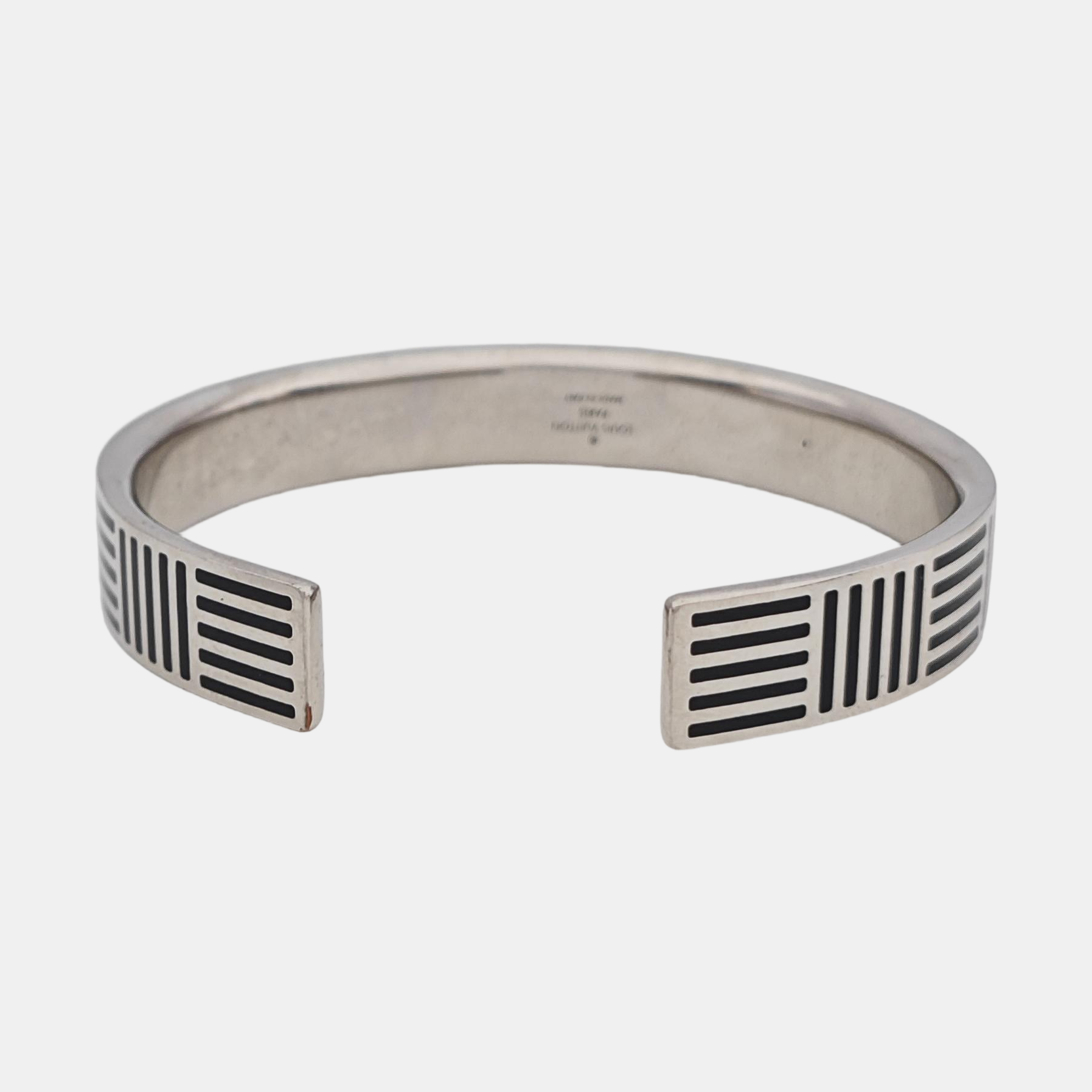 DAMIER Metal Silver Bangle