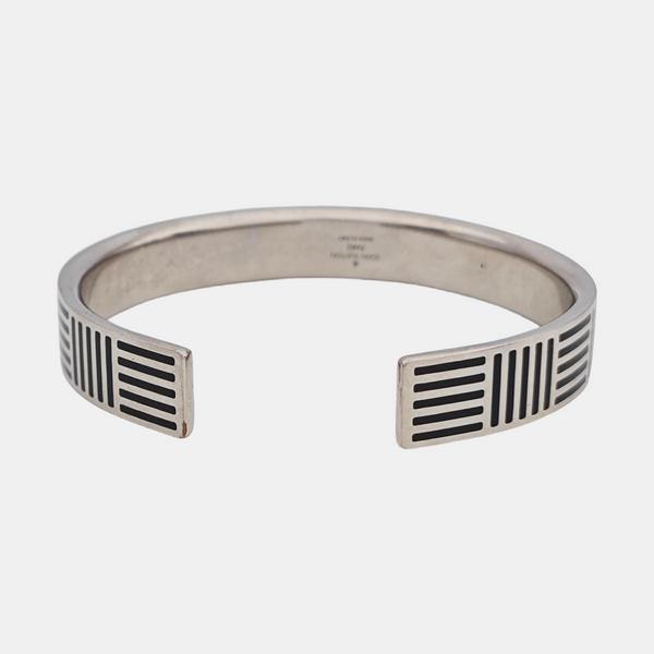 DAMIER Metal Silver Bangle