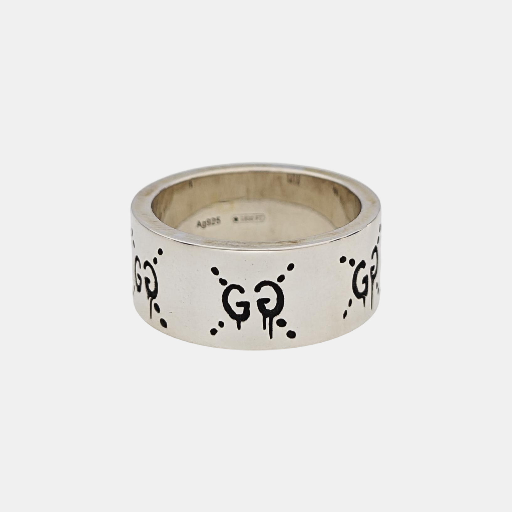 Ghost 925 Sterling Silver Ring EU 55