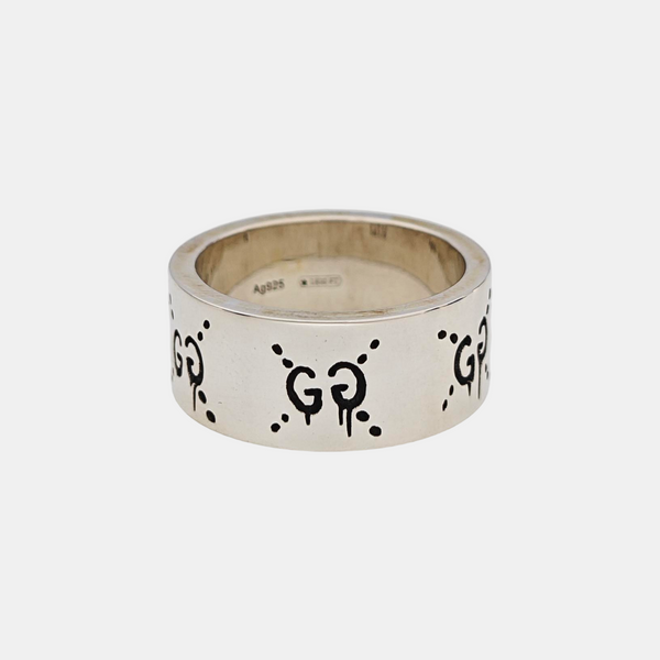 Ghost 925 Sterling Silver Ring EU 55