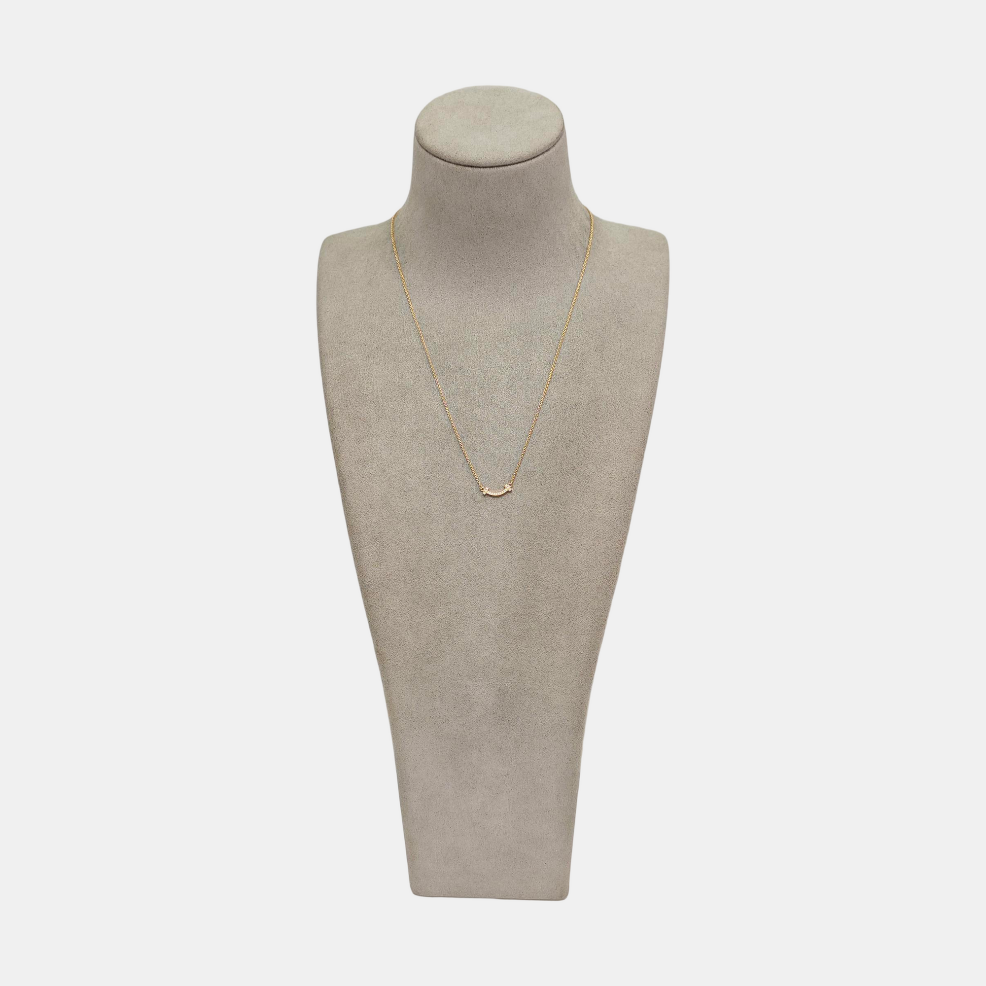 Tiffany T 18k Rose Gold Necklace