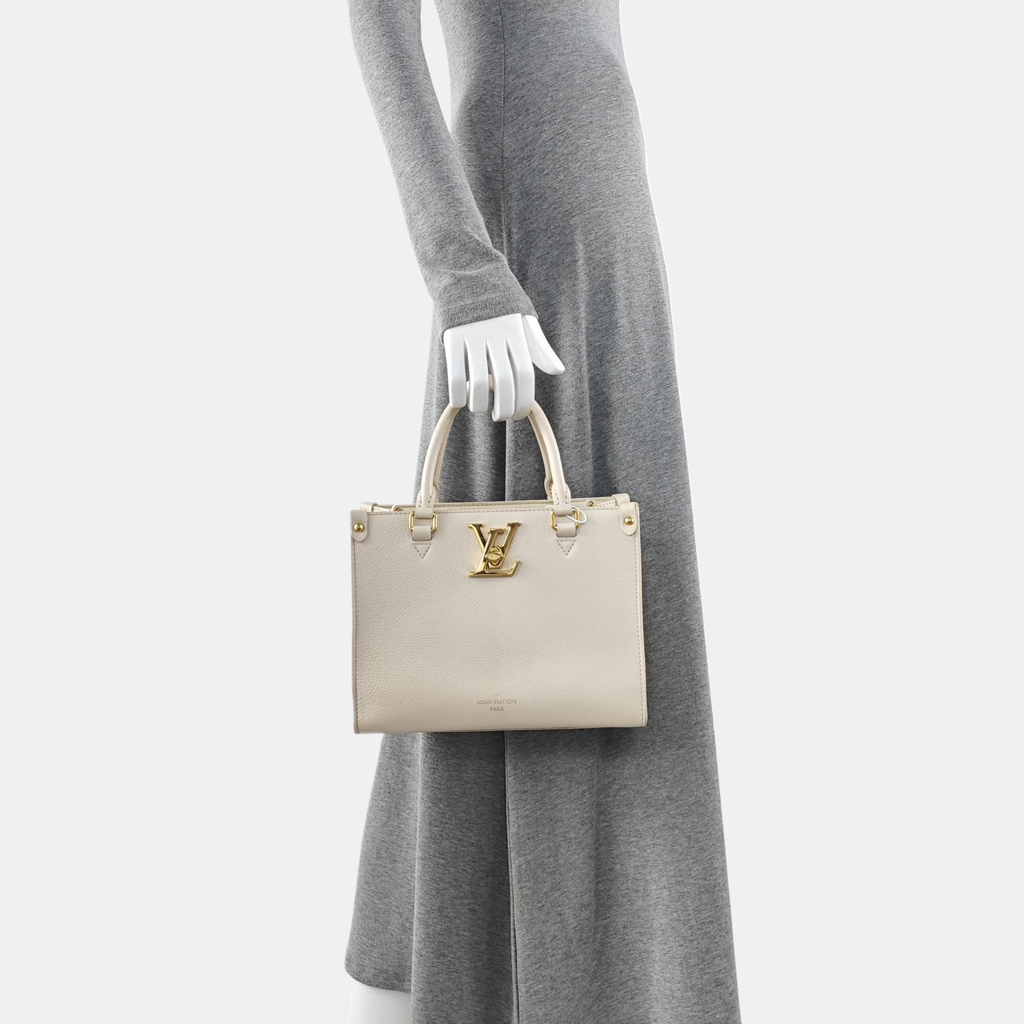 LOCK &amp; GO Calfskin White