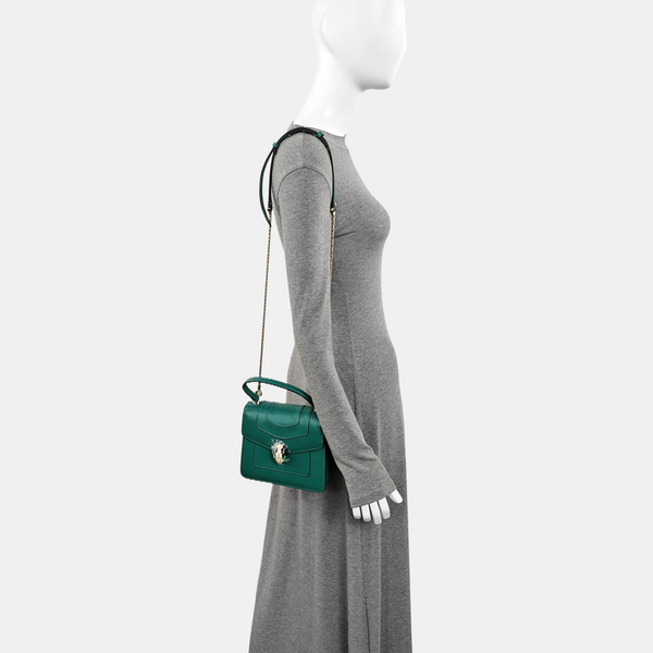 SERPENTI FOREVER Calfskin Green