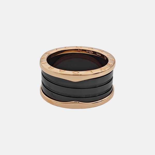 B.ZERO1 18k Rose Gold Ring EU 62