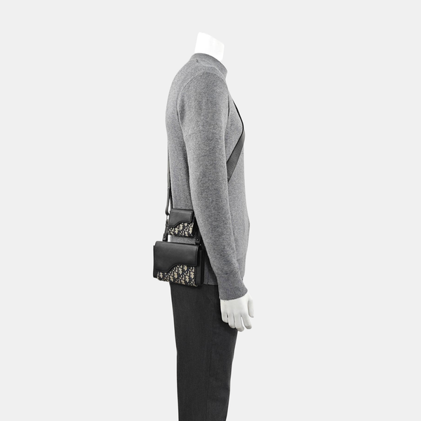 Calfskin Crossbody Bag Black
