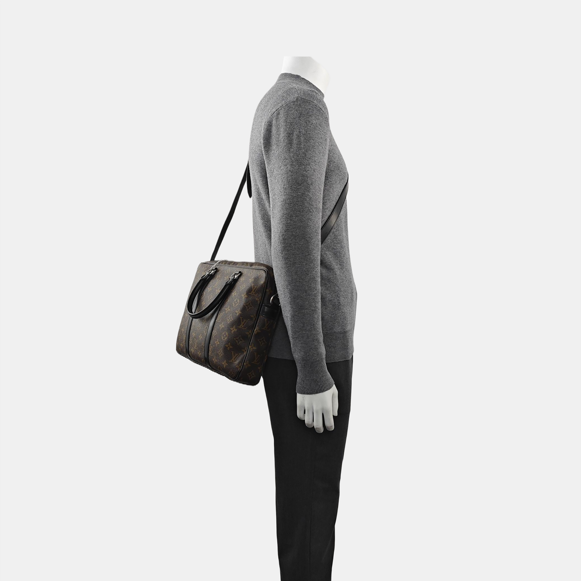 PORTE-DOCUMENTS PM Monogram Coated Canvas Brown