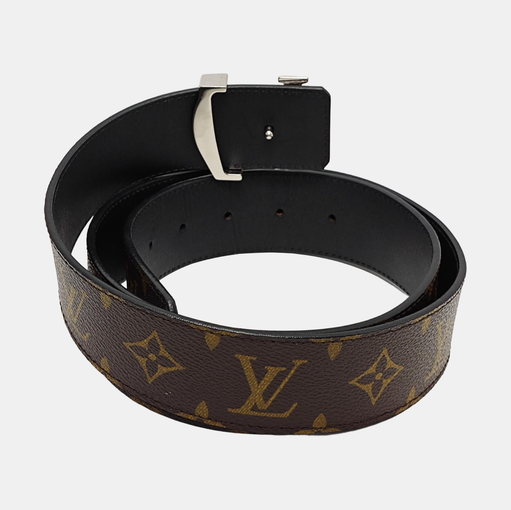 Coated Canvas Belt Brown