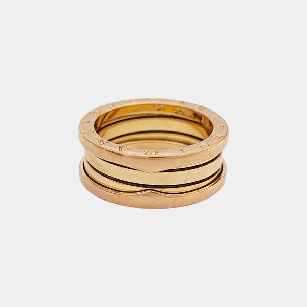 B.ZERO1 18k Rose Gold Ring EU 56