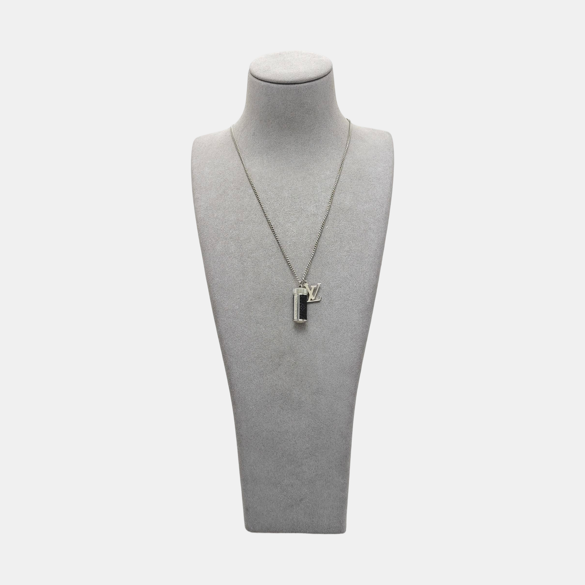 MONOGRAM ECLIPSE Metal Silver Necklace