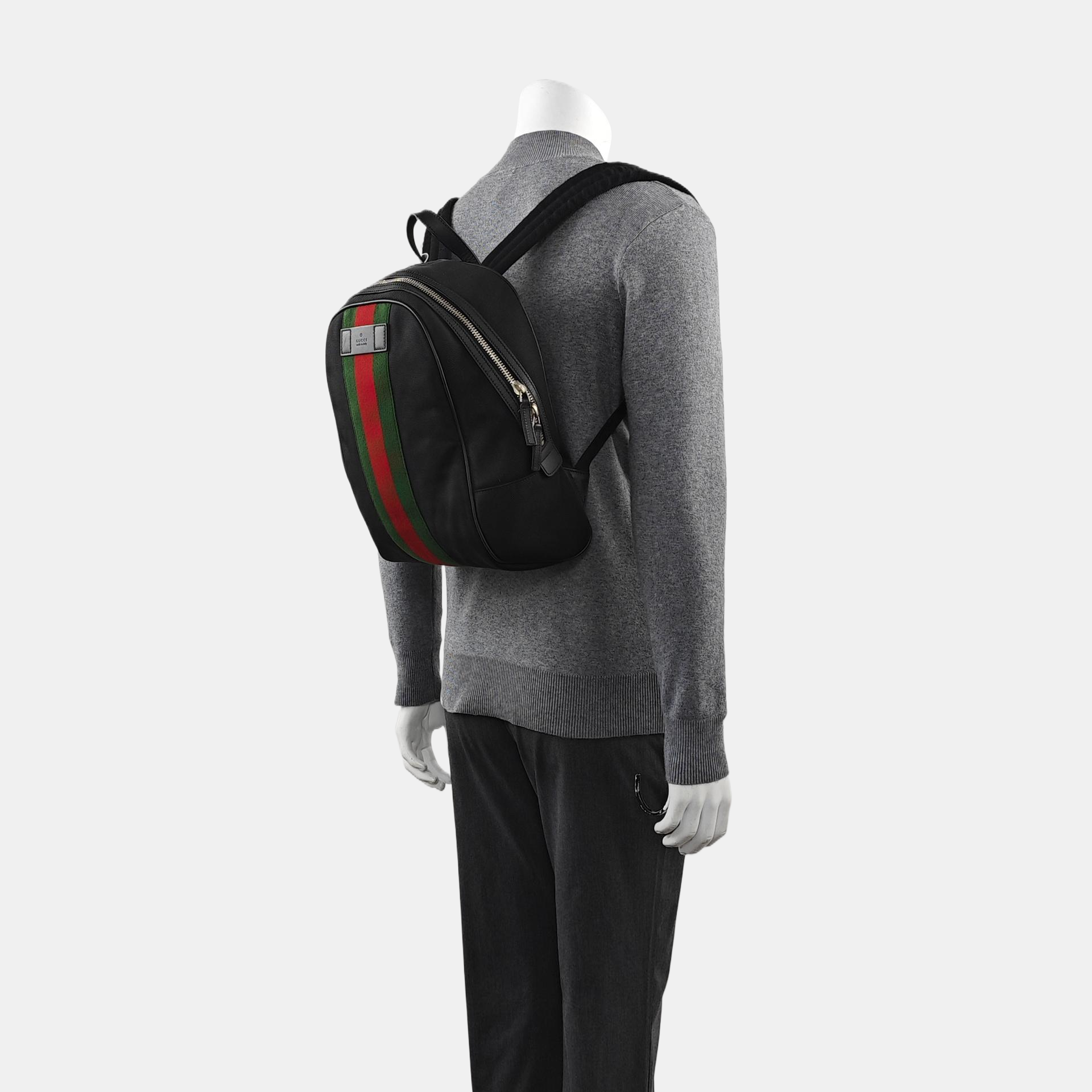 Fabric Backpack Black