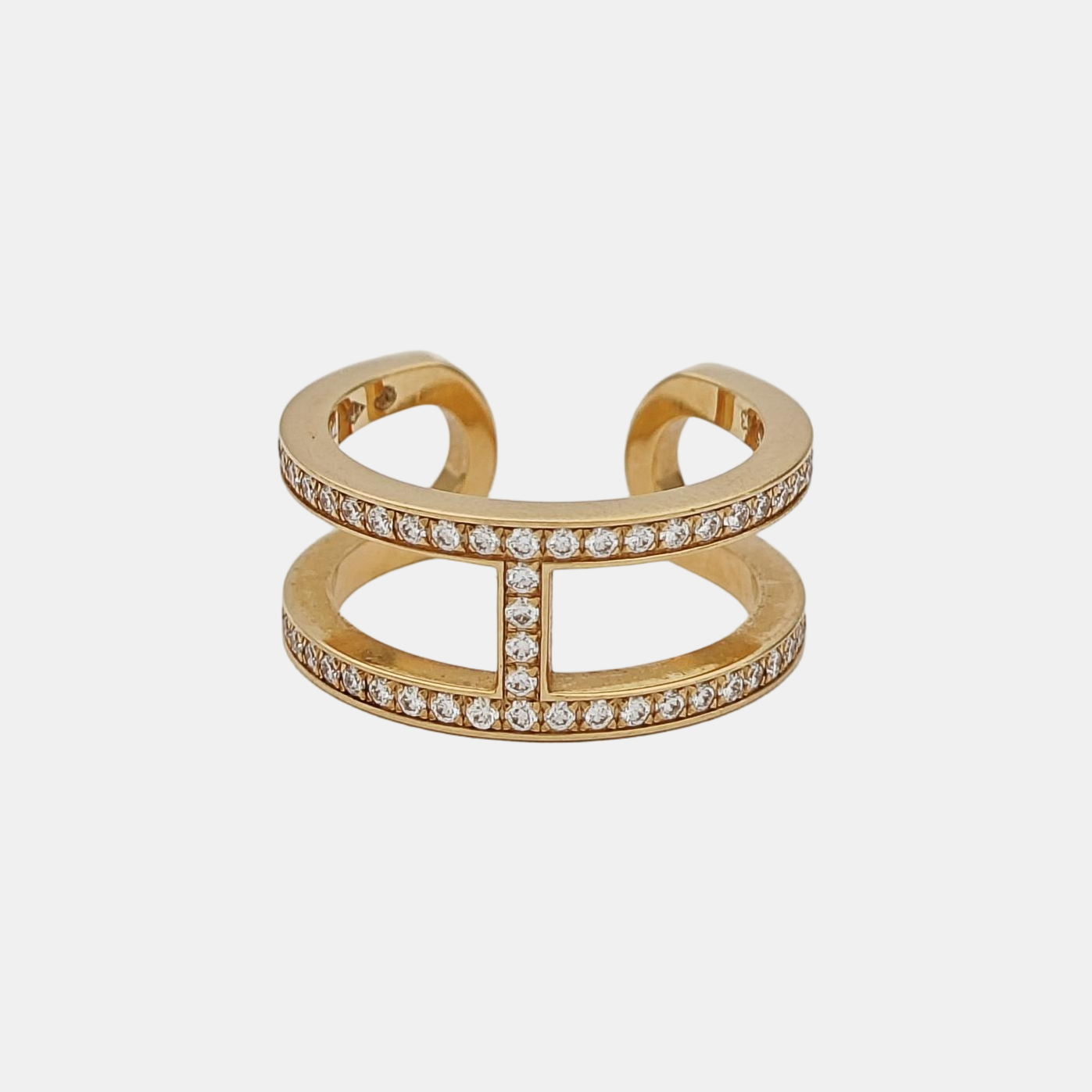 18k Rose Gold Ring EU 53