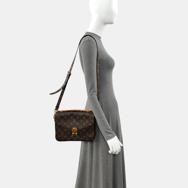 Authenticated pre-owned  MÉTIS MM Monogram Coated Canvas Brown - Shoulder Bag at Looply