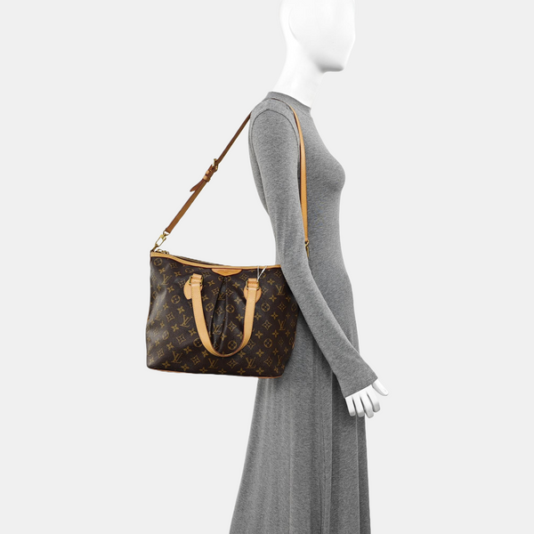 PALERMO PM Monogram Coated Canvas Brown