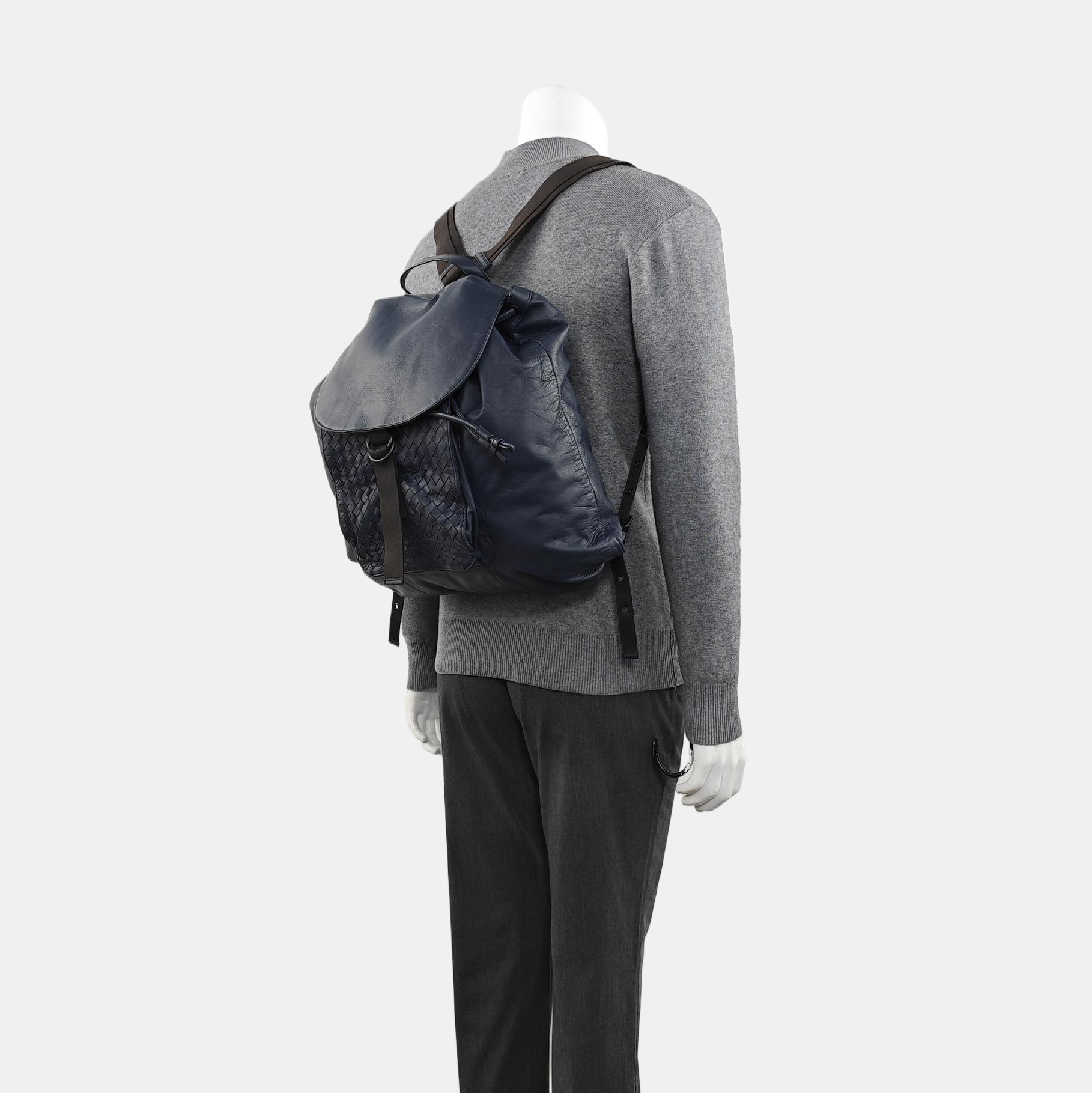 Calfskin Backpack Blue