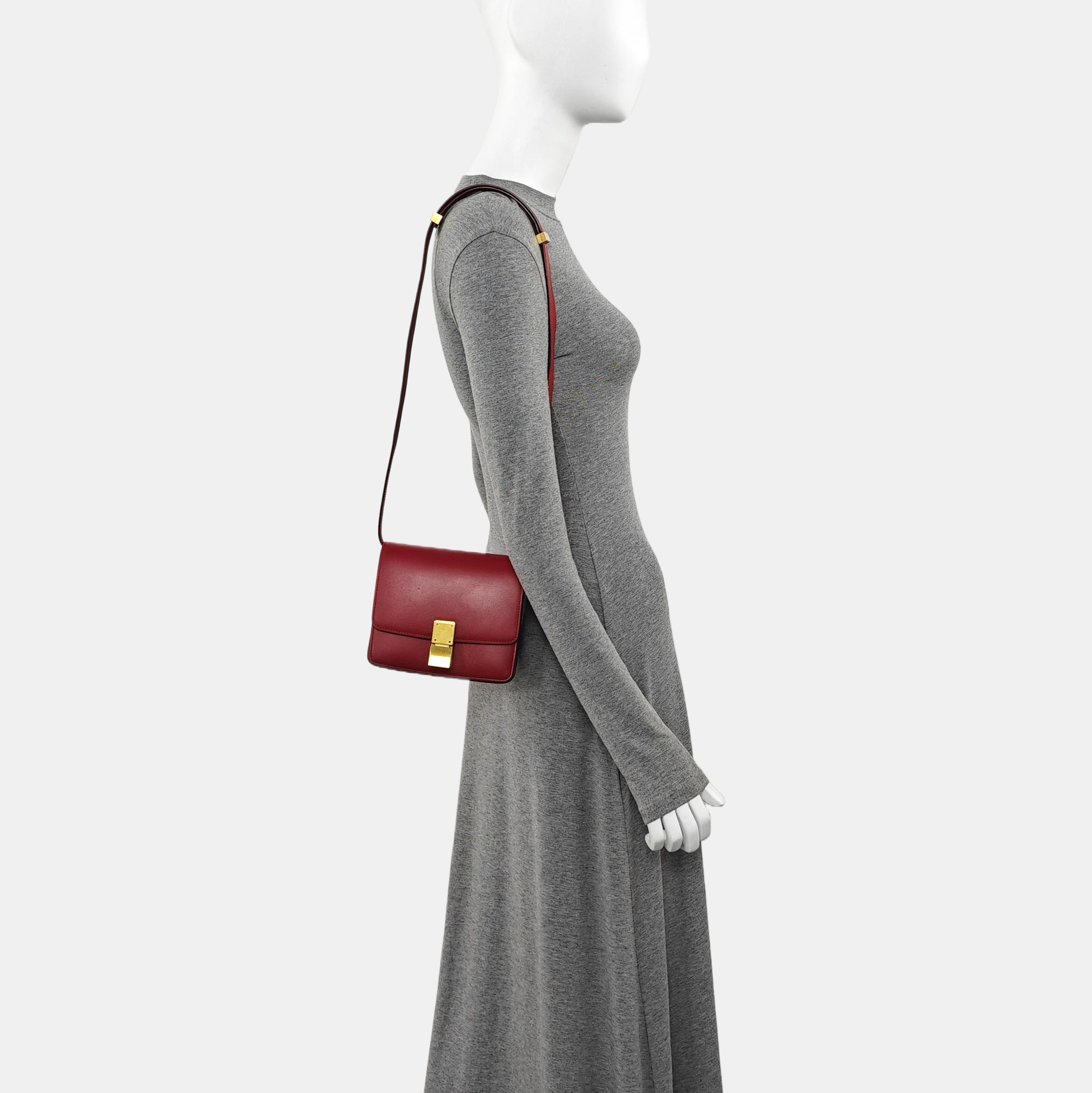 CLASSIC BOX Mini Calfskin Red
