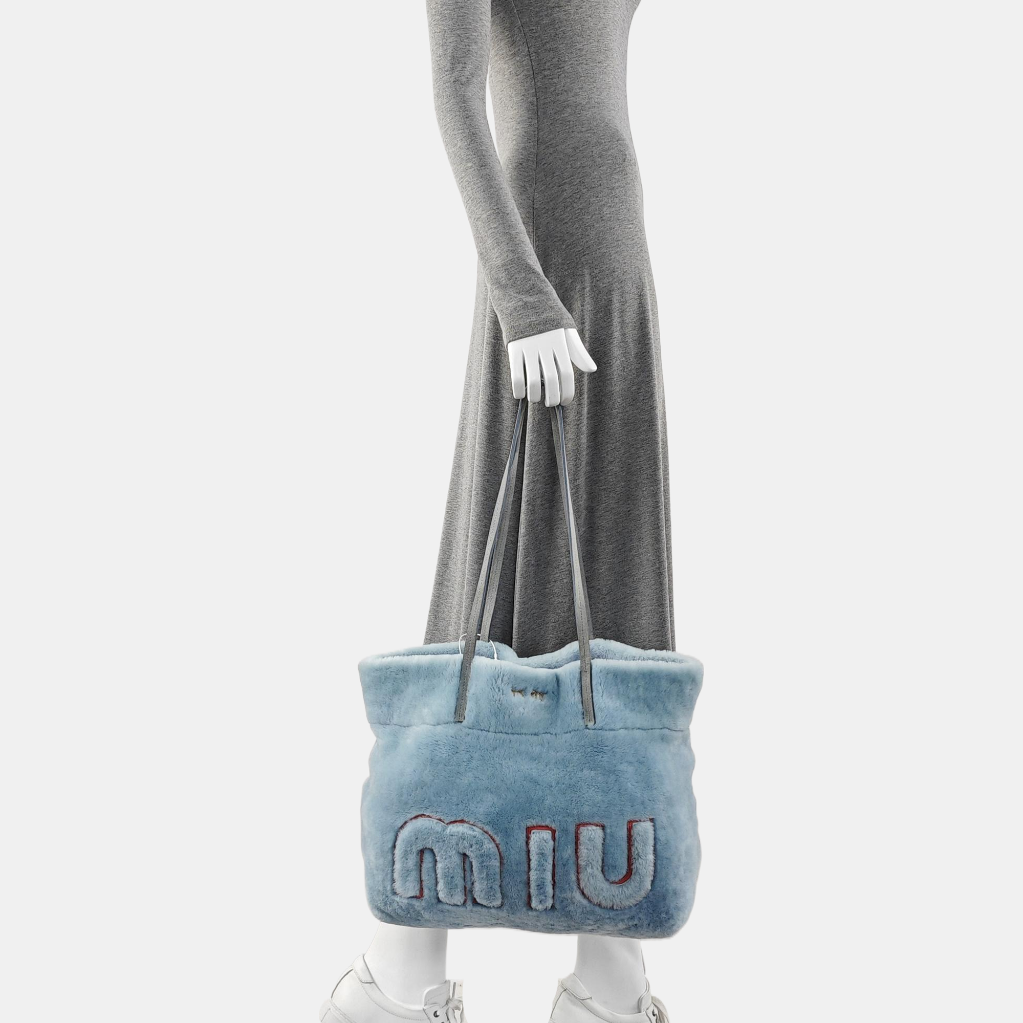 Fabric Tote Bag Blue