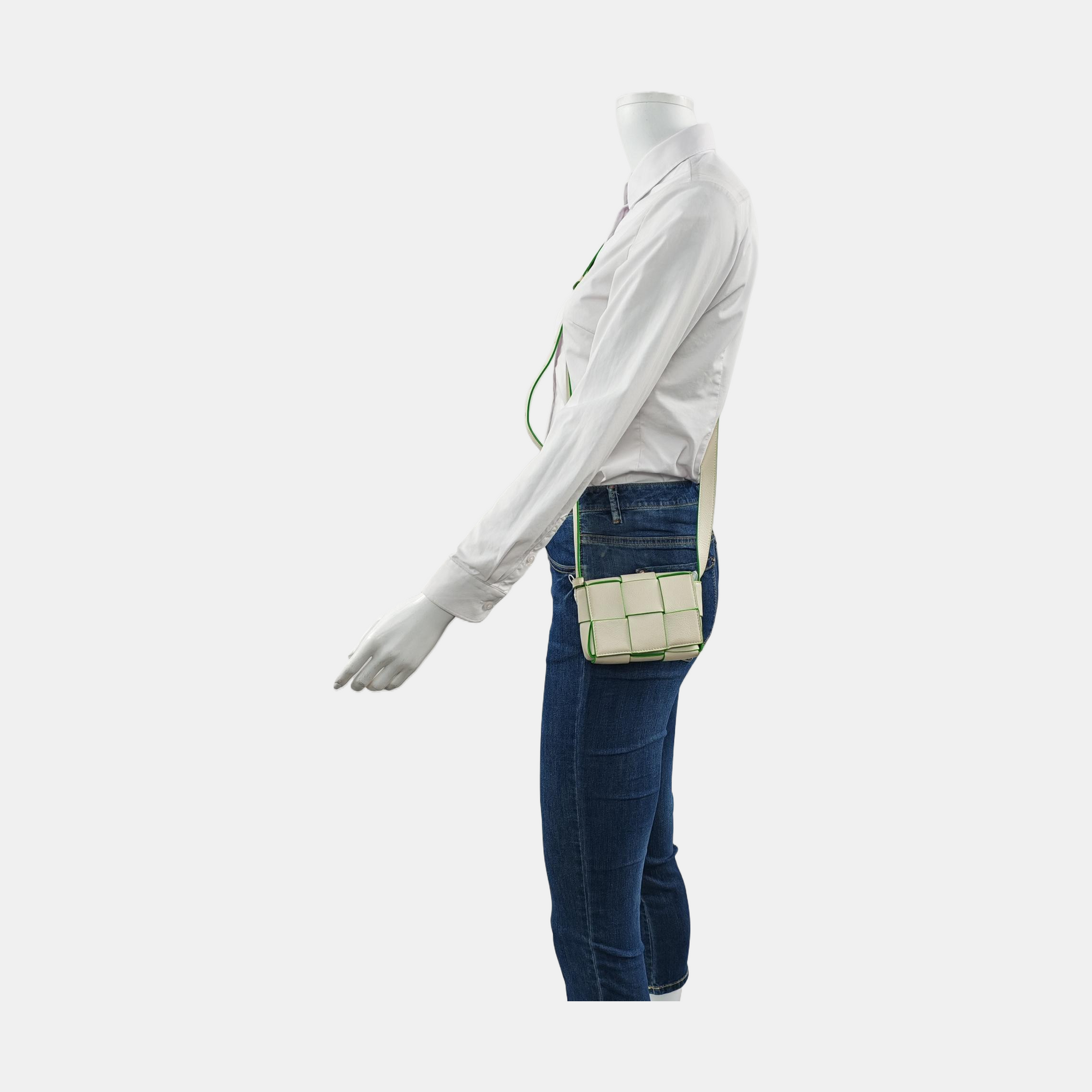 Cassette Mini Calfskin White