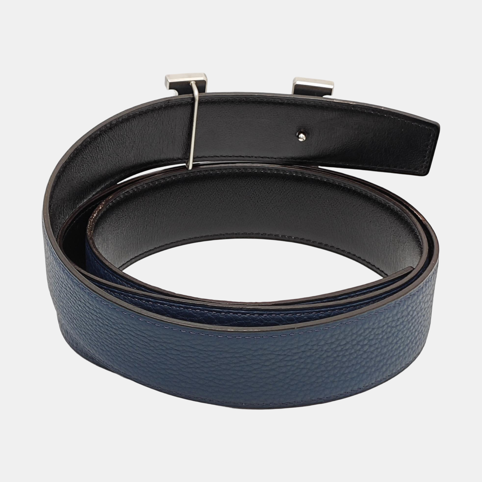 Leather Belt Blue
