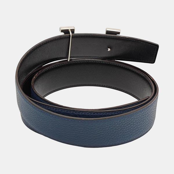 Leather Belt Blue