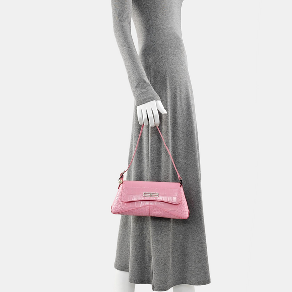 Calfskin Shoulder Bag Pink