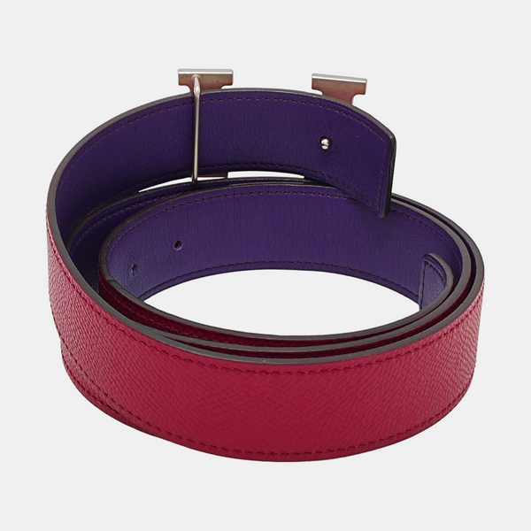 Leather Belt Red
