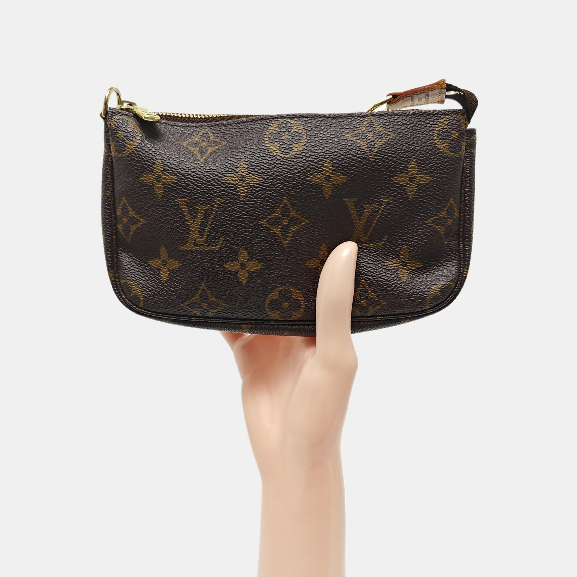 ACCESSOIRES MM Monogram Coated Canvas Brown