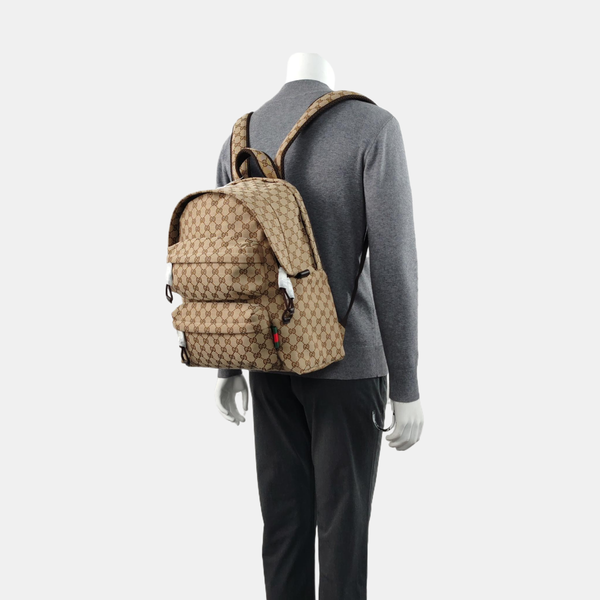 Monogram Canvas Backpack Medium Beige
