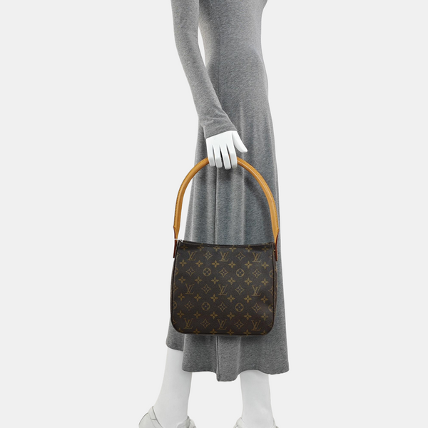 LOOPING MM Monogram Coated Canvas Brown