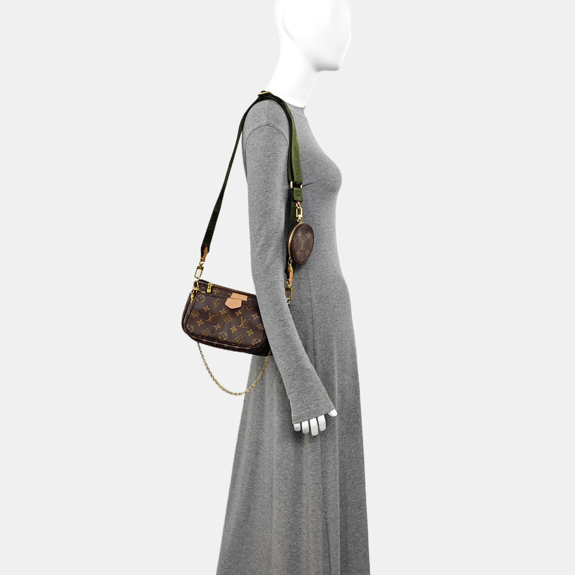MULTI Monogram Coated Canvas Brown