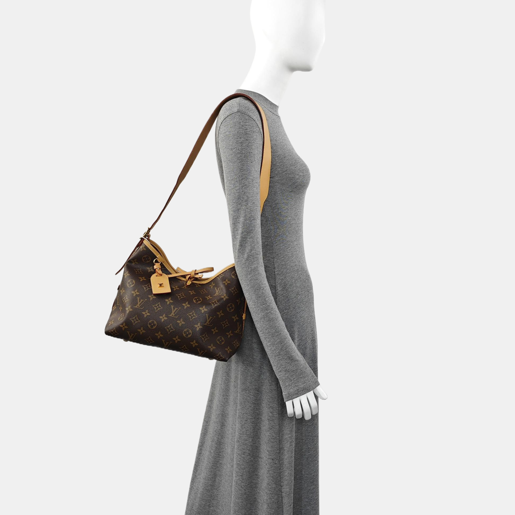 CARRYALL PM Monogram Coated Canvas Brown
