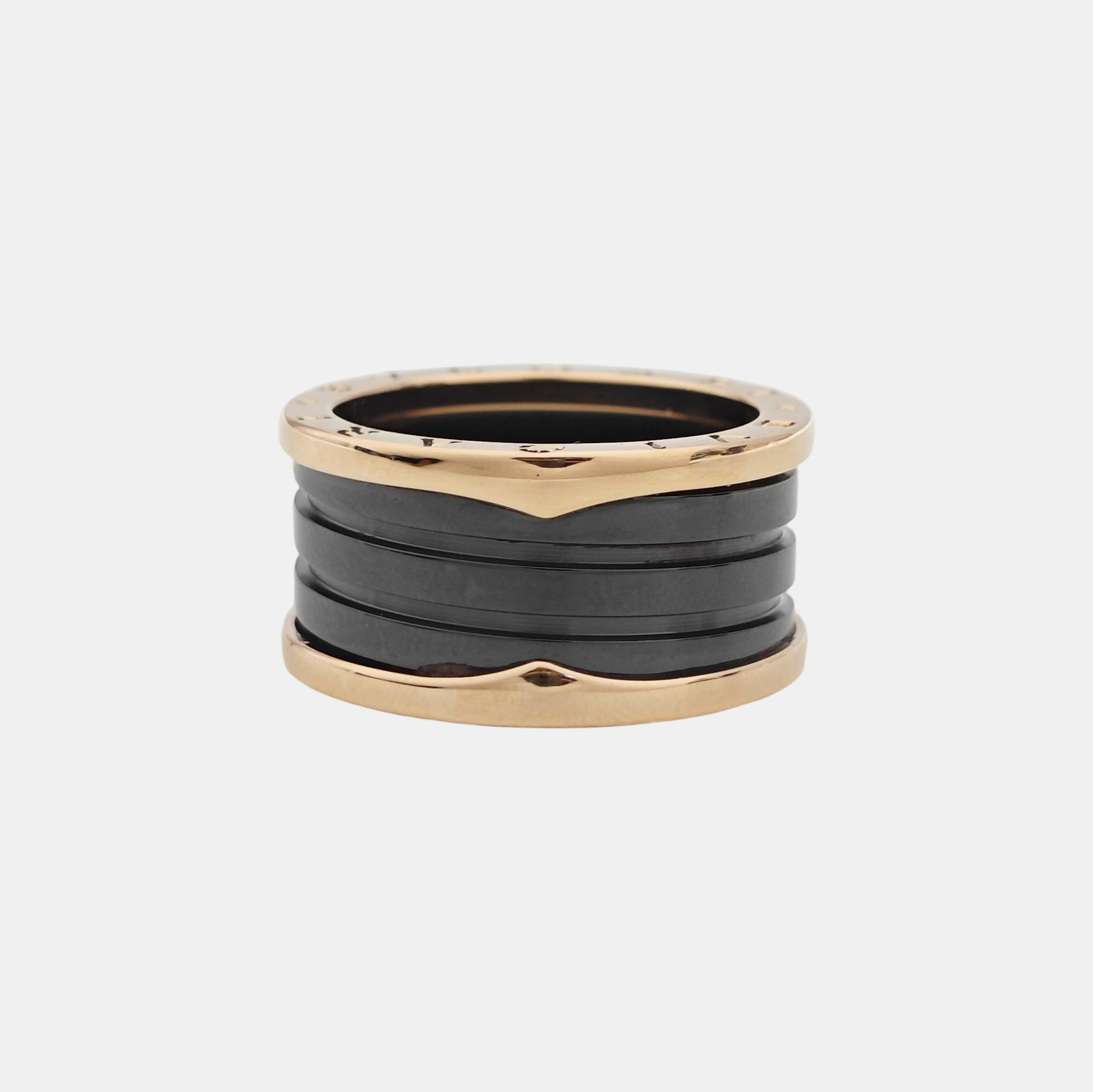 B.ZERO1 18k Rose Gold Ring EU 60