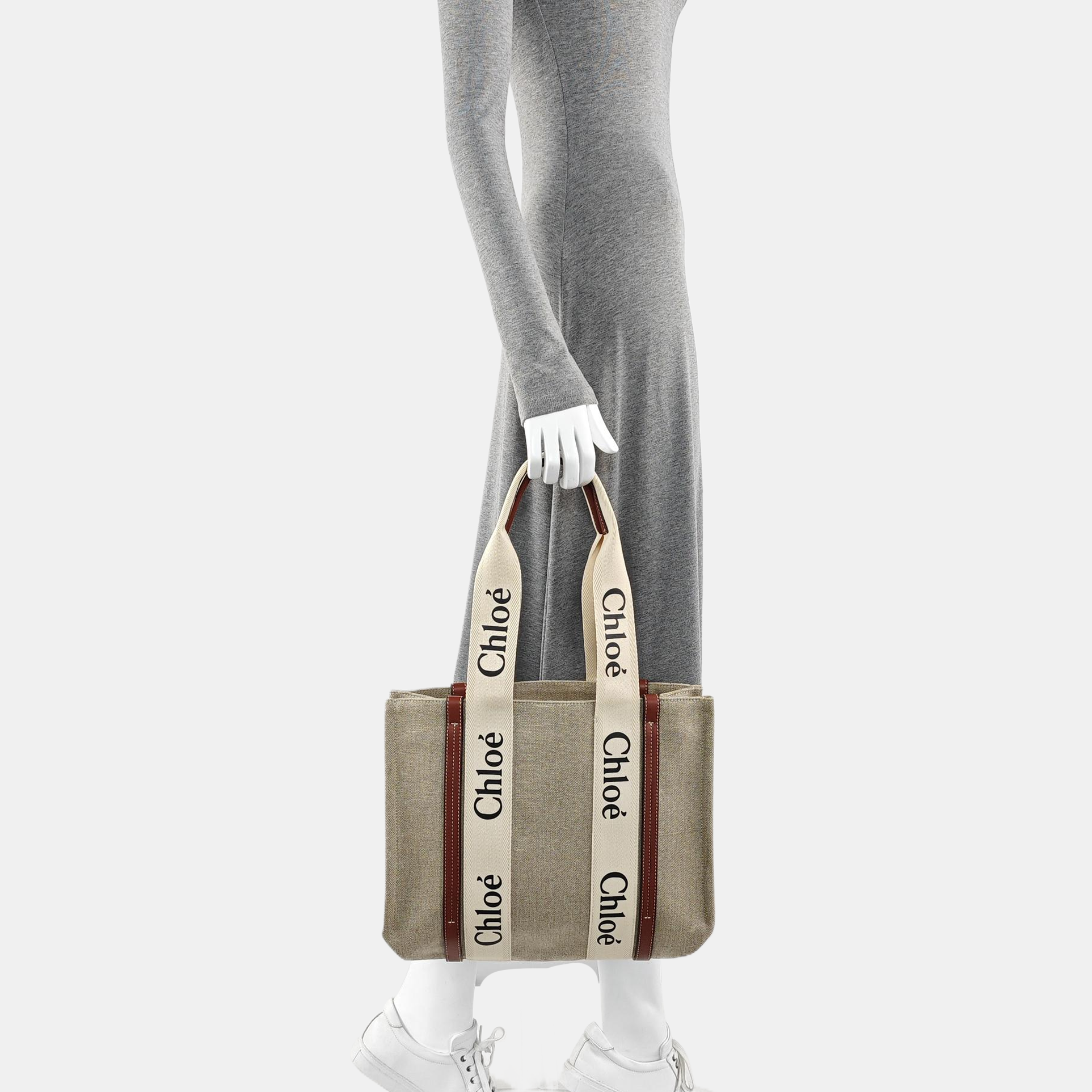Woody Medium Canvas Beige