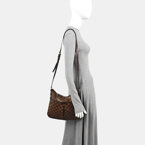 BLOOMSBURY PM Damier Ebene Coated Canvas Brown