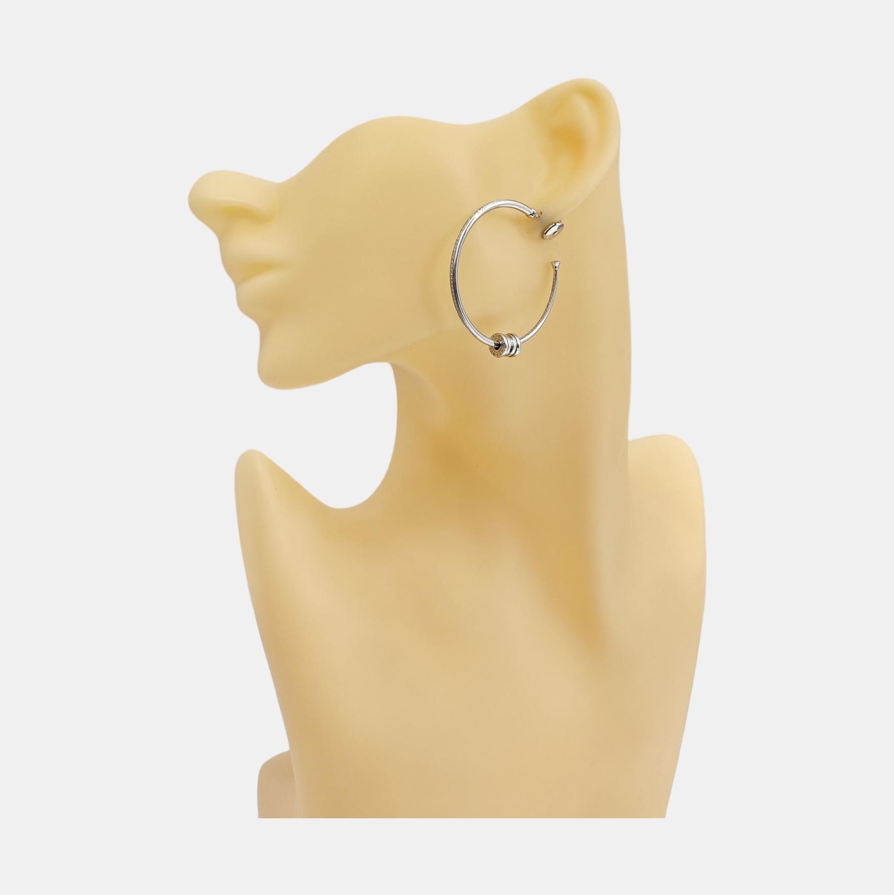 B.ZERO1 18k Rose Gold Silver Earrings