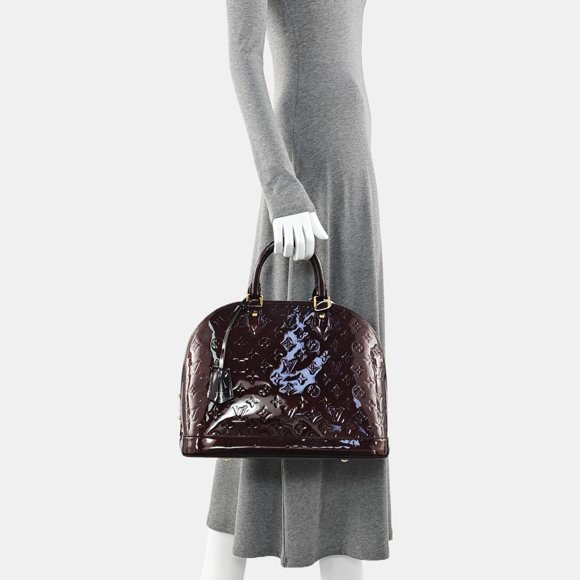 ALMA MM Patent Leather Red