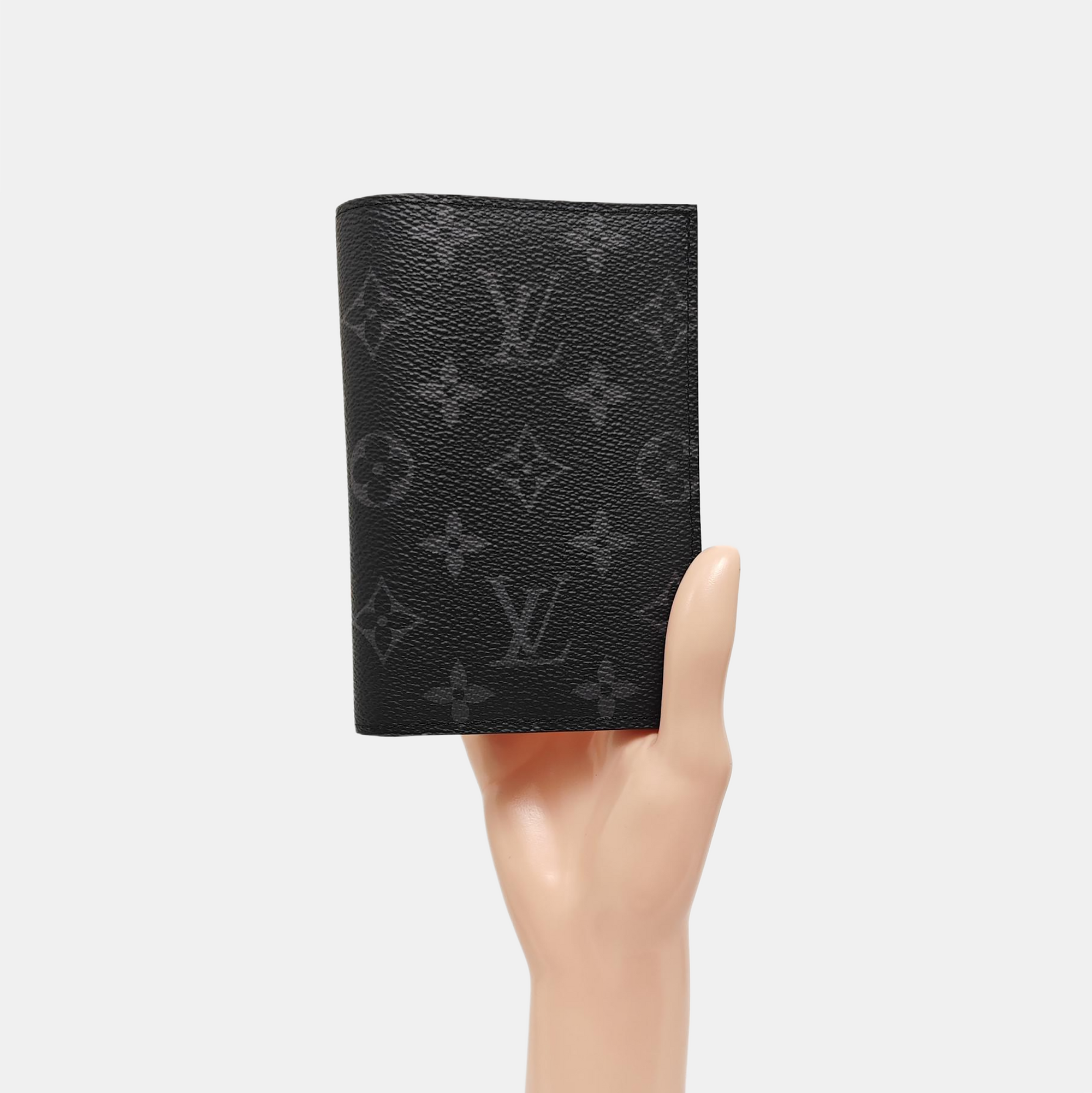 Monogram Coated Canvas Wallet Gray
