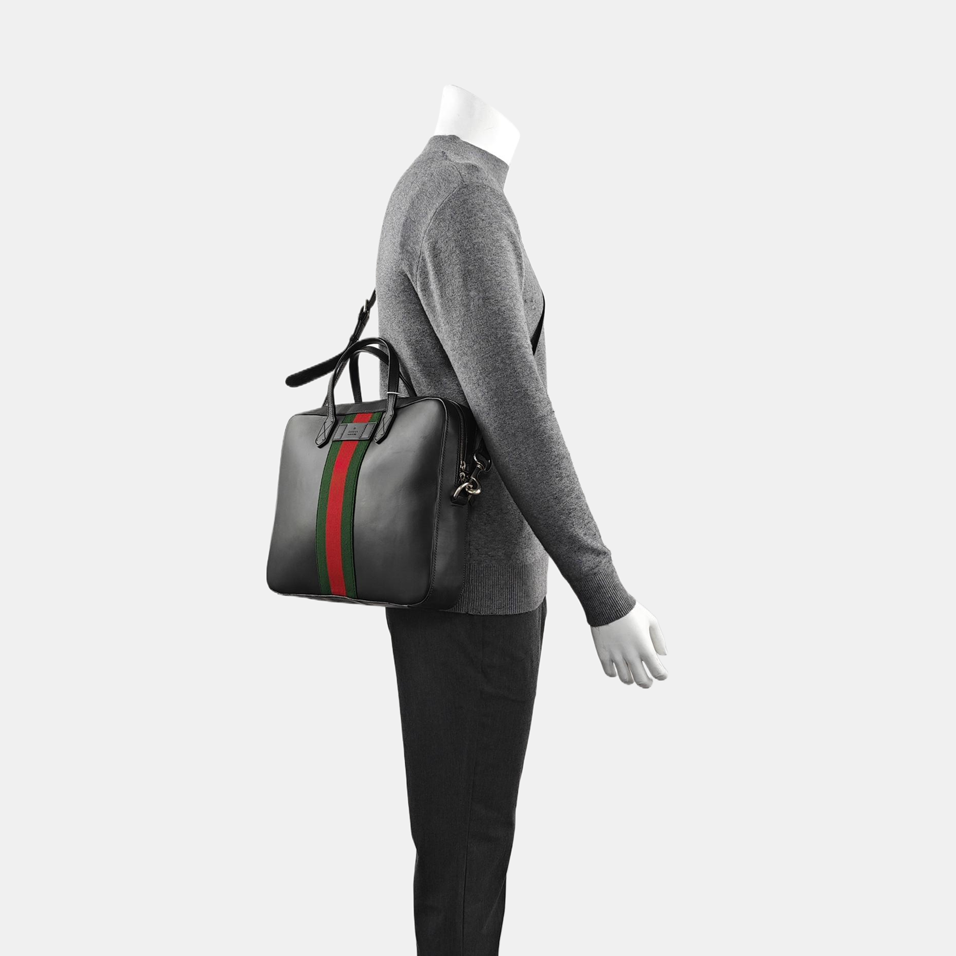 Calfskin Shoulder Bag Black