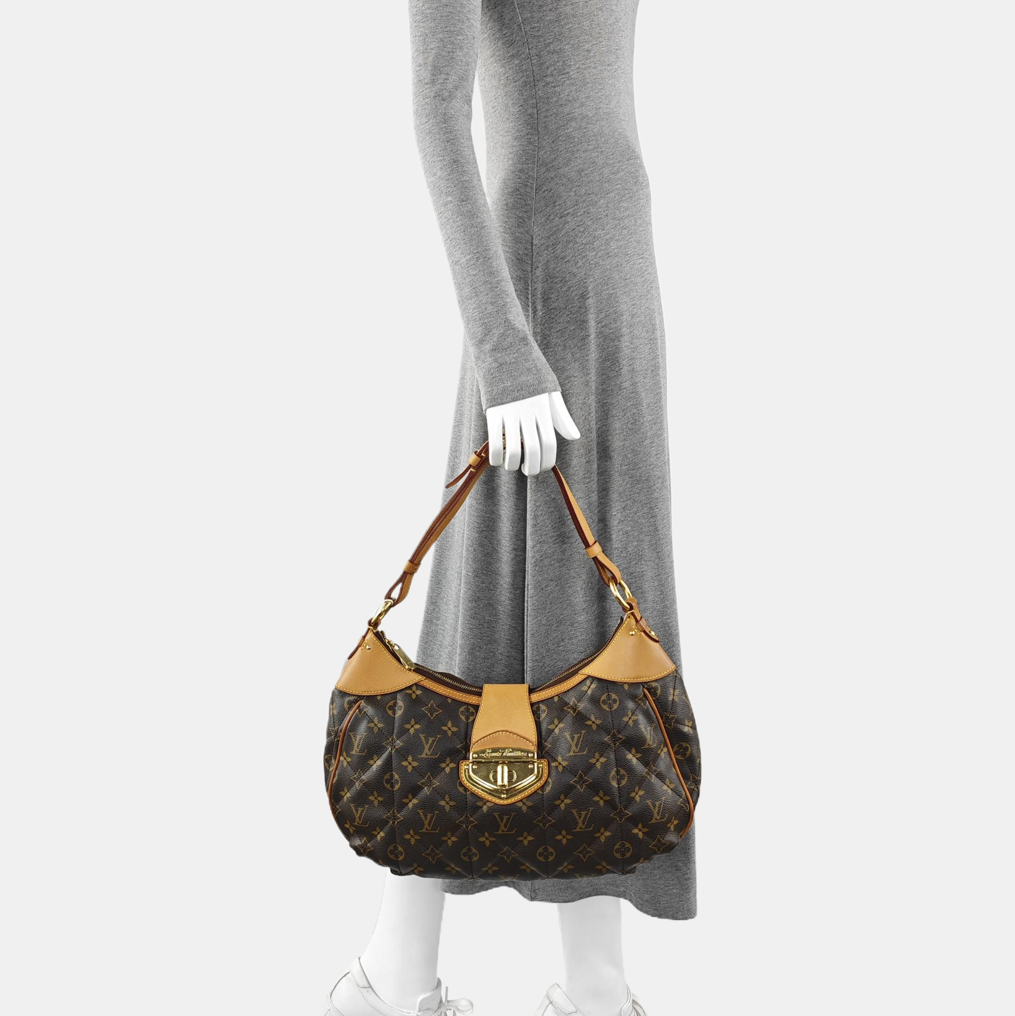 ETOILE CITY GM Monogram Coated Canvas Brown