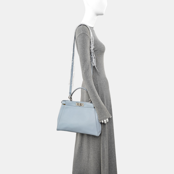 Peekaboo Medium Calfskin Blue