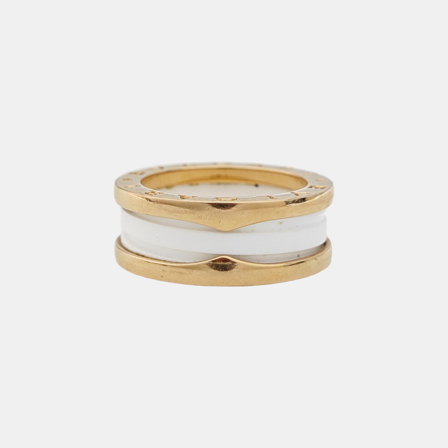 B.ZERO1 18k Rose Gold Ring EU 53