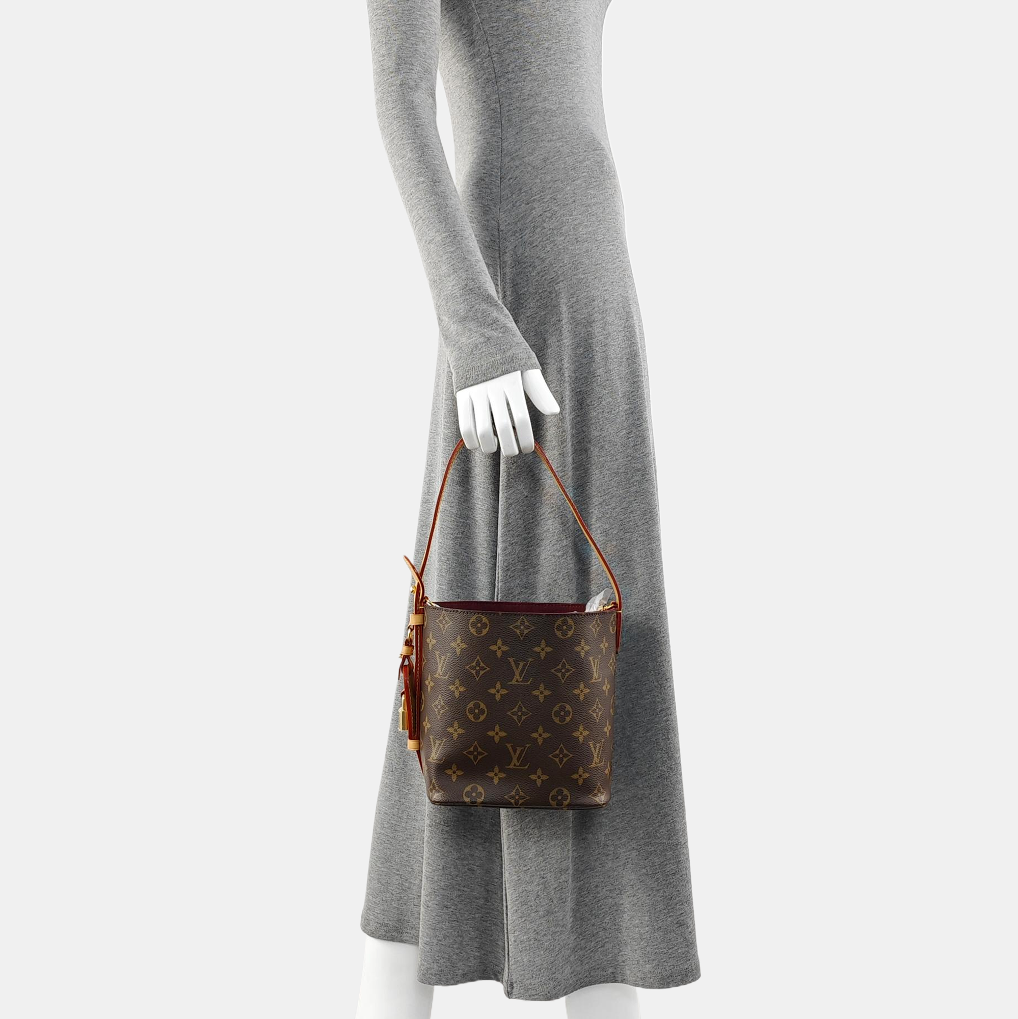 ALL IN Monogram Coated Canvas Brown