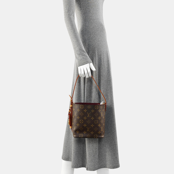 ALL IN Monogram Coated Canvas Brown