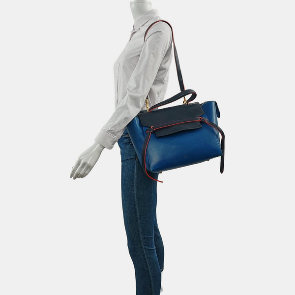 BELT Mini Calfskin Blue