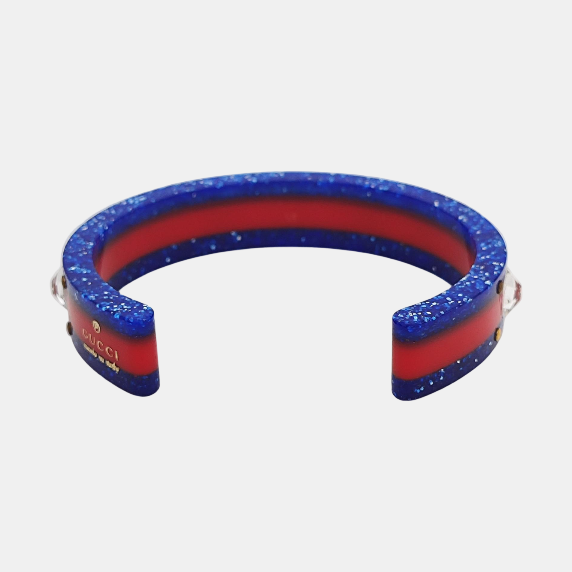 Synthetic Crystal Blue Bangle