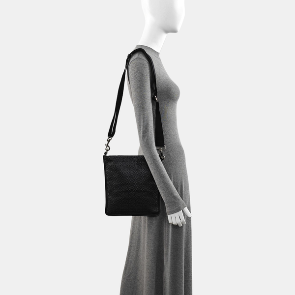 Calfskin Shoulder Bag Black